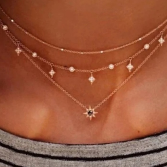Starstruck Multi Layered Necklace - Picture 1 of 2